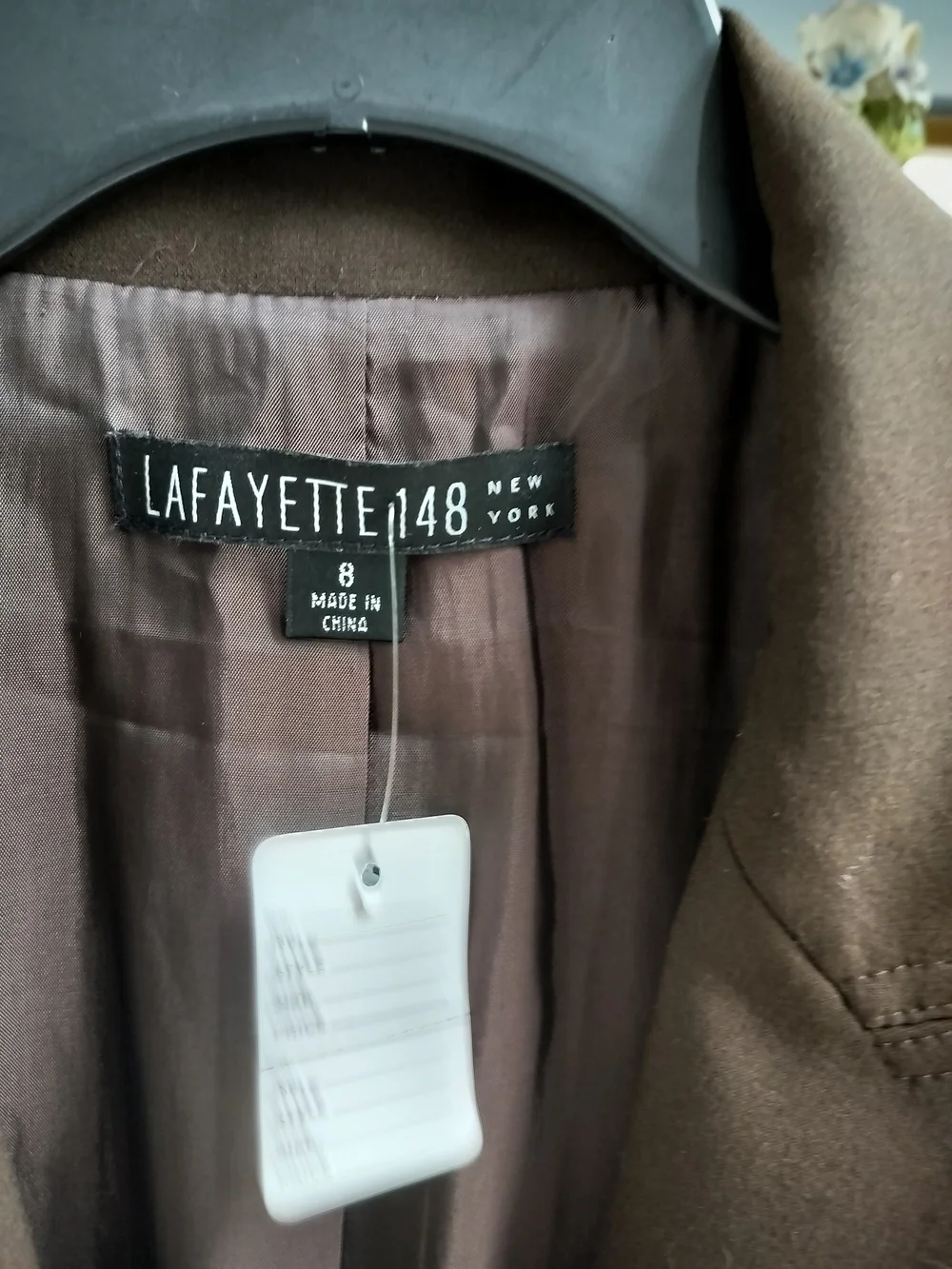 Lafayette 148 New York Brown Women's Tailored Blazer